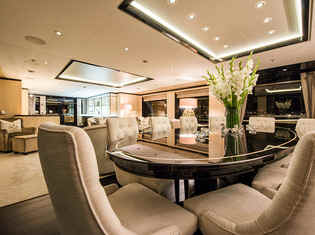 Yacht Elixir dining salon