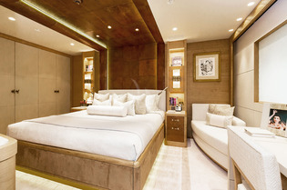 Yacht guest stateroom